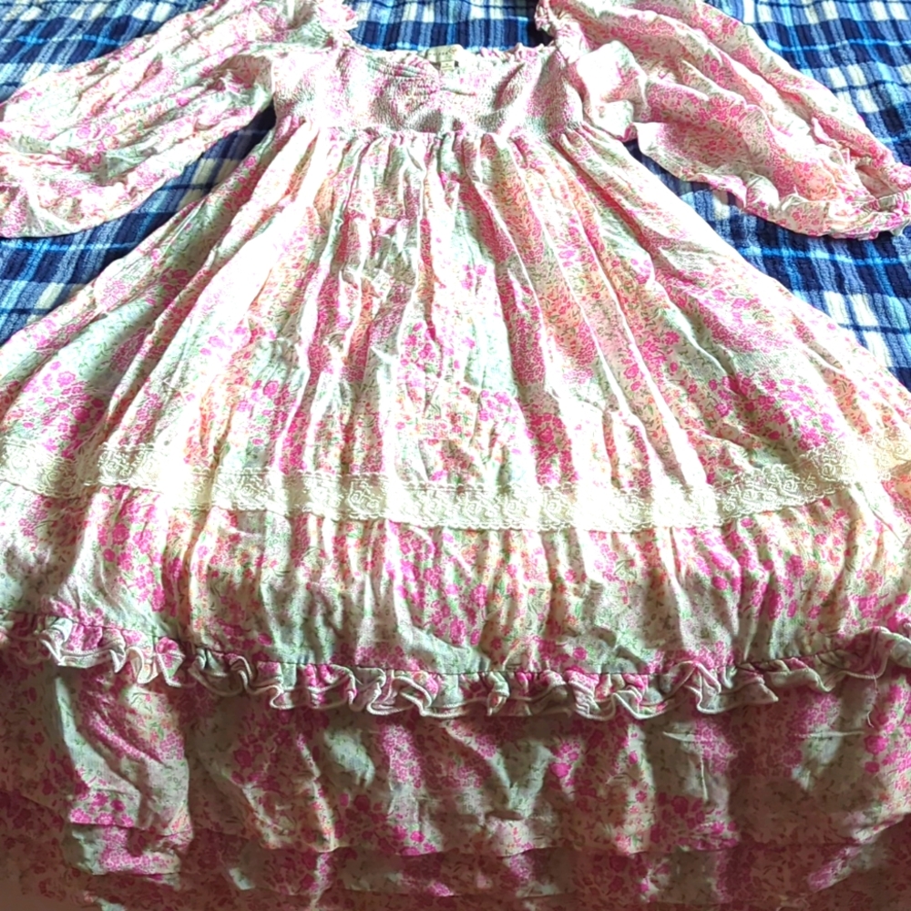 Disty Print Dress